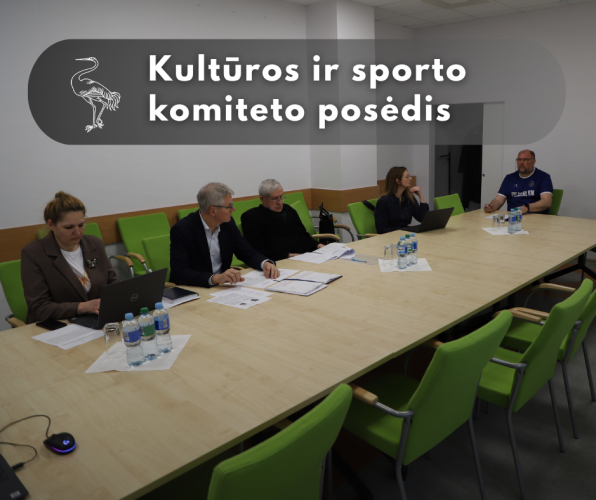 Paveikslelis, susijęs su Kultūros ir sporto komiteto posėdis