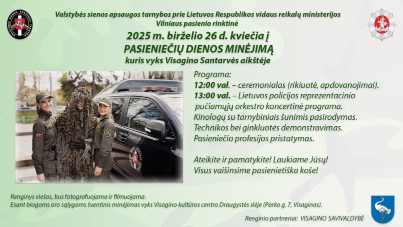 Paveikslelis, susijęs su Pasieniečių dienos minėjimas Visagino savivaldybėje