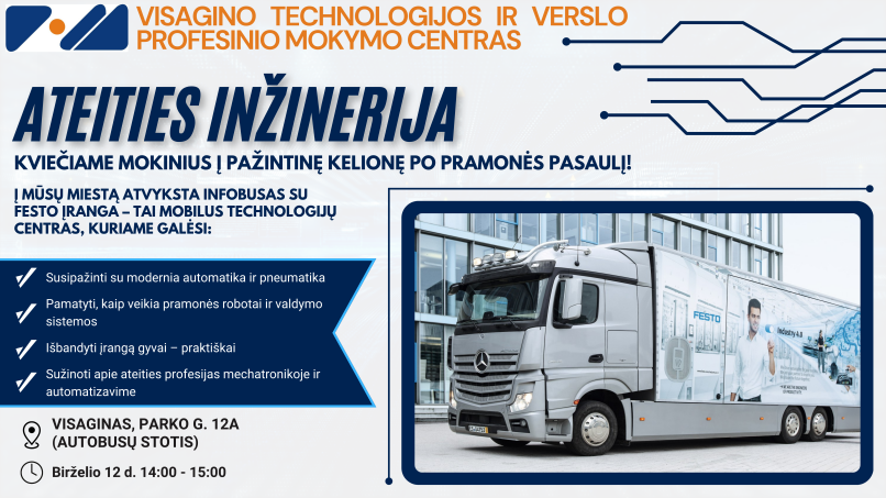 Paveikslelis, susijęs su Ateities inžinerija: kviečiame mokinius į pažintinę kelionę po pramonės pasaulį!