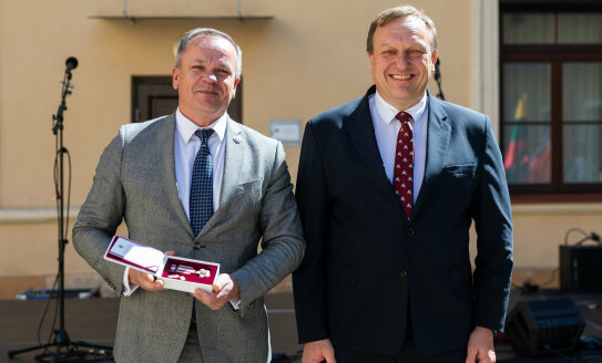 Merui įteiktas Vidaus reikalų ministerijos  atminimo ženklas – II laipsnio žvaigždė