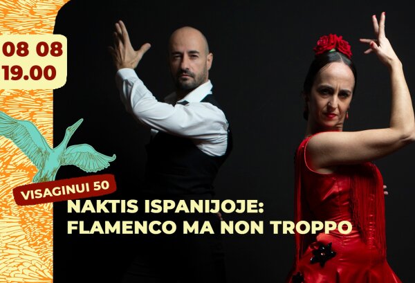 Naktis Ispanijoje: Flamenco Ma Non Troppo | Visaginо erdvių festivalis
