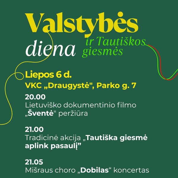 Liepos 6 d. Visagine | Balsais sujunkim horizontus