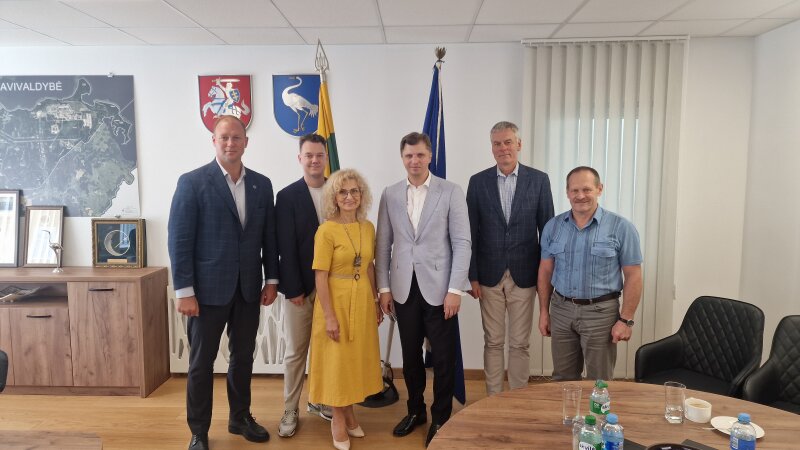 Visagino savivaldybėje lankėsi Giedrimas Jeglinskas