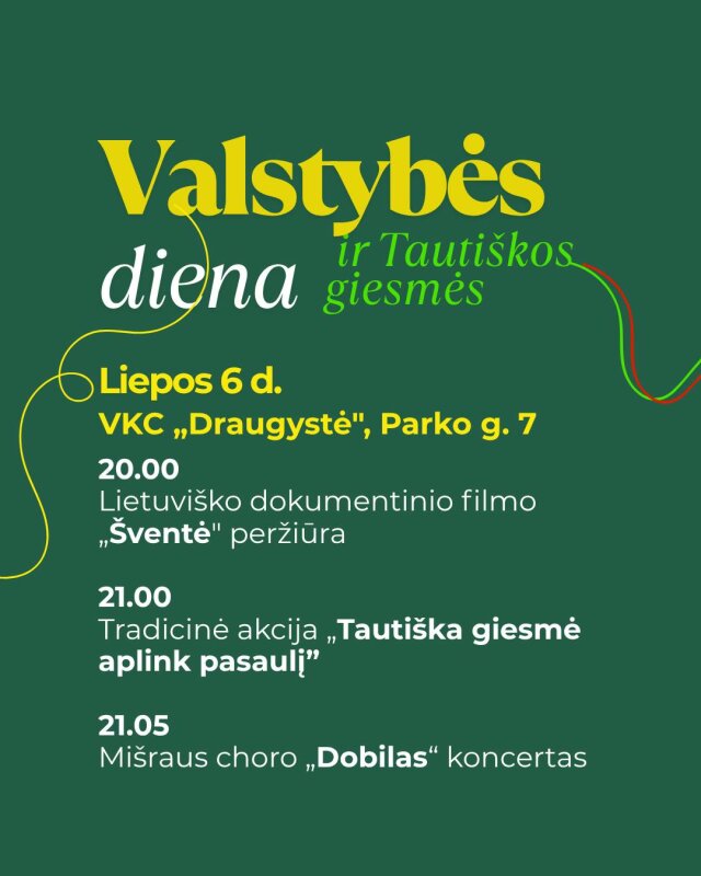 Liepos 6 d. Visagine | Balsais sujunkim horizontus