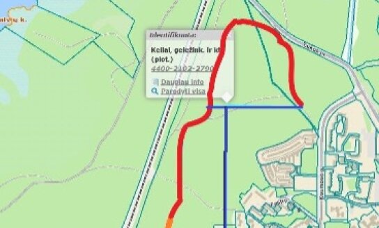 Pasirašyta statybos rangos sutartis dėl pėsčiųjų/slidinėjimo/riedučių trasos