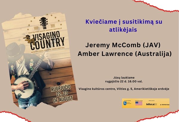 Tarptautinis „Visagino Country 2025” muzikos festivalis jau čia pat!