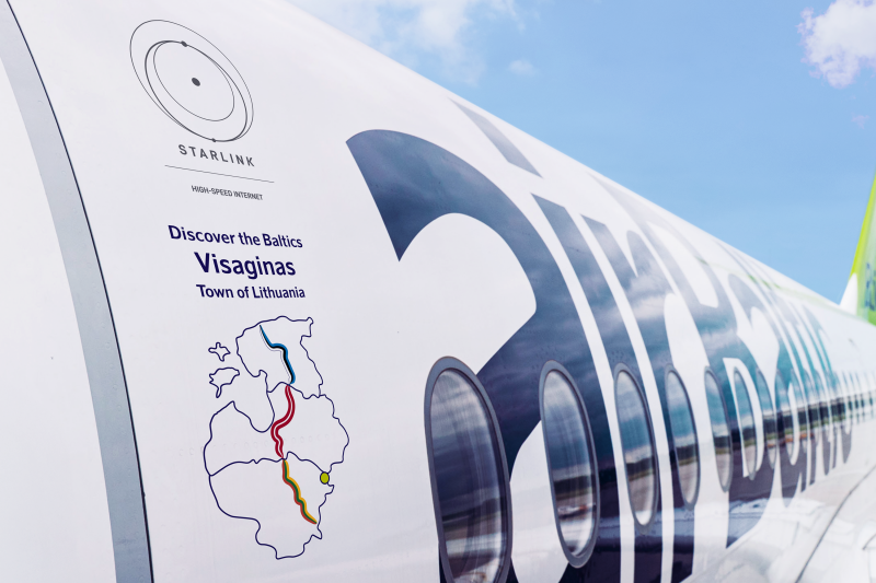 Jau nuo šiandien „airBaltic“ orlaivis su Visagino vardu pradeda savo keliones!