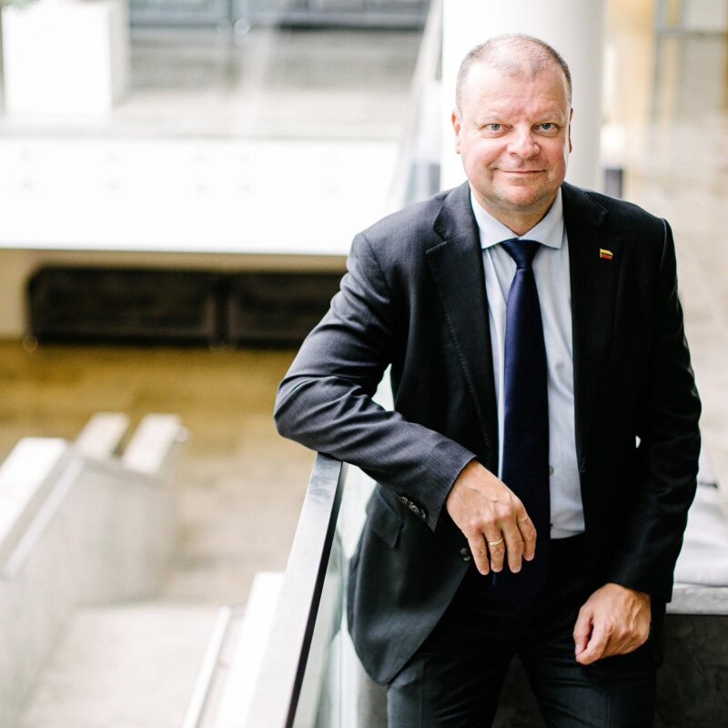 LR Seimo pirmininko Sauliaus Skvernelio sveikinimas