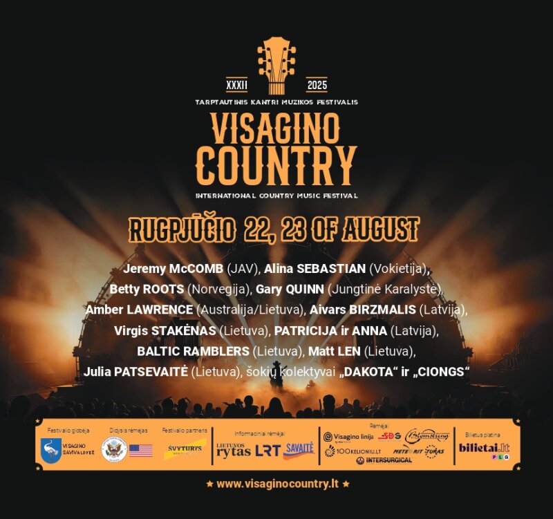 Likus vos 3 dienoms – „Visagino country“ pulsas stiprėja!